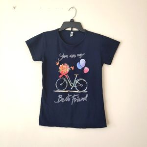 5/$25 Casual dark blue top